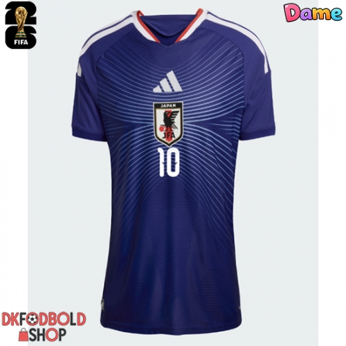 Japan Ritsu Doan #10 Hjemmebanetrøje Dame VM 2026 Kort ærmer